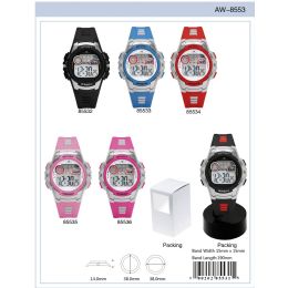 12 Bulk Digital Watch - 85534 assorted colors
