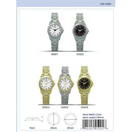 12 Bulk Ladies Watch - 45903 assorted colors