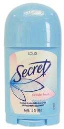 12 Bulk Secret Deodorant Stick 1.7 Oz Powder Fresh