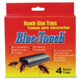 48 Bulk Blue Touch Roach Trap 4 pk