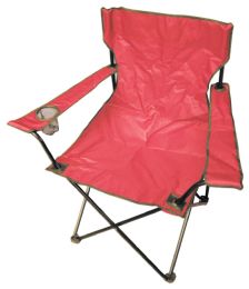 6 Bulk Pride Camping Chair 20 X 20 X 33 In Red