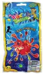 36 Bulk Water Balloon 100 Ct With Water Nozzle