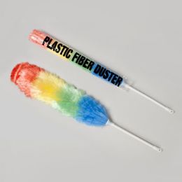 48 Bulk Duster Magic Fiber 27in Total LengtH-Rainbow Color Printed Pb Sleeve