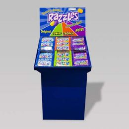 144 Bulk Razzles Shipper 4 Flavors 1.4 Oz Original, Berry, Sour, Tropical