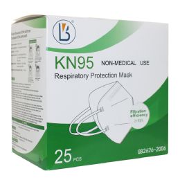 40 Bulk Kn95 Disposable Face Mask 25ct