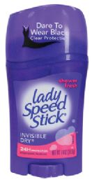 12 Bulk Lady Speed Stick Deodorant 1.4 Oz Shower Fresh