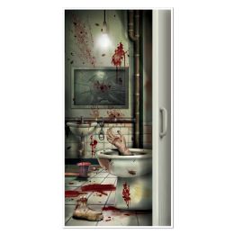 12 Bulk Creepy Crapper Restroom Door Cover