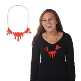 12 Bulk Dripping Blood Necklace
