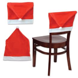 12 Bulk Santa Hat Chair Cover