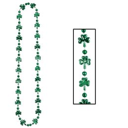 12 Bulk Themed Shamrock Beads