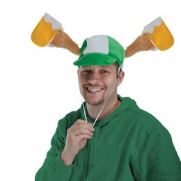 6 Bulk Plush St Patrick's Day Mugs Cap