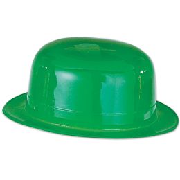 48 Bulk Green Plastic Derby