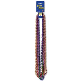 12 Bulk Party Beads - Small Round