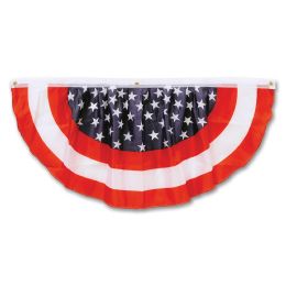 6 Bulk Stars & Stripes Fabric Bunting