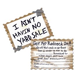 12 Bulk Redneck Invitations
