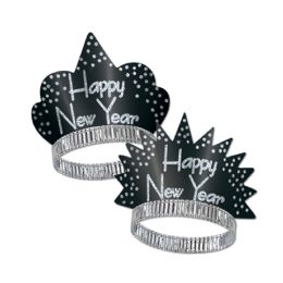 50 Bulk Sparkling Silver Tiaras