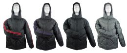 14 Bulk Men's Winter Bubble Ski Jackets W/ Hood - Choose Your Color(s)