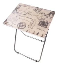 6 Bulk Home Basics Paris MultI-Purpose Foldable Table