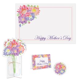 6 Bulk Mother's Day Place Setting Kit