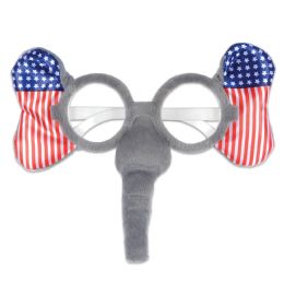 12 Bulk Patriotic Elephant Glasses