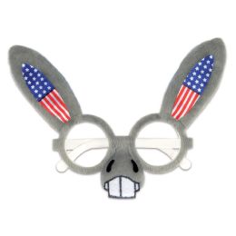 12 Bulk Patriotic Donkey Glasses