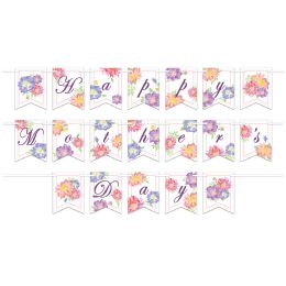 12 Bulk Happy Mother's Day Streamer 