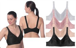 48 Bulk Women's Wireless Minimizer Bra