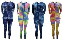 24 Bulk Women Active Wear Set Size Assorted