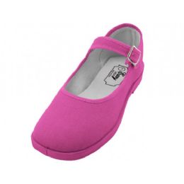 36 Bulk Women's 5-10 Comfortable Cotton Upper Mary Janes Shoe