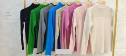 24 Bulk Women's Knitted Cashmere Soft Pearl L/XL