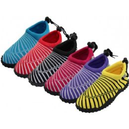 36 Bulk Women's Sea Shell Print Wave Water Shoes Sizes 6-11