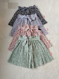 12 Bulk Women's Shorts Ruffled Style Floral Print S/m