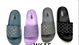 24 Bulk Women's Studded Fashion Slipper Sandel Size 6-11