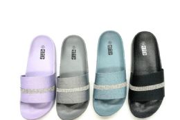 24 Bulk Women's Studded Slipper Sandel Size 6-11