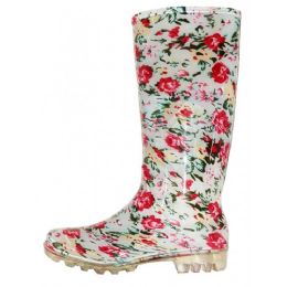 24 Bulk Women's Super Soft Rubber Rain Boot 6-11