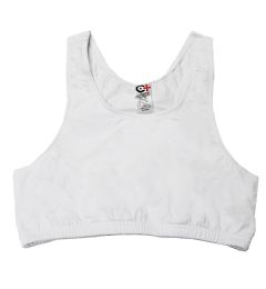 60 Bulk Women's White Cotton Sport Bra Assorted Sizes
