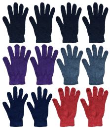 24 Bulk Yacht And Smith Kids Unisex Gloves In Assorted Colors