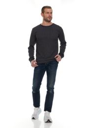 6 Bulk Yacht And Smith Men's Thermal Long Sleeve Shirt In Gray Size Medium