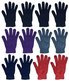 12 Bulk Yacht And Smith Kids Unisex Gloves In Assorted Colors