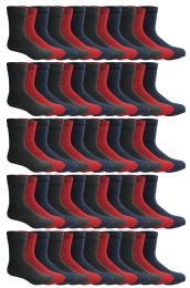 144 Bulk Yacht & Smith Women's Cotton Assorted Thermal Crew Socks Size 9-11