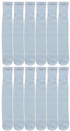 12 Bulk Yacht & Smith Cotton Tube Sock Solid White Size 9-15