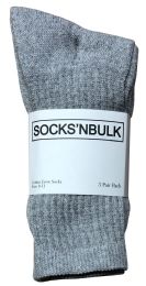 240 Bulk Yacht & Smith Women's Cotton Crew Socks Gray Size 9-11