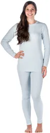 18 Bulk Yacht And Smith Womens Thermal Underwear Set In Blue Size Large