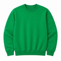 24 Bulk Youth Cotton Crew Neck Sweat Shirt Green Size Medium